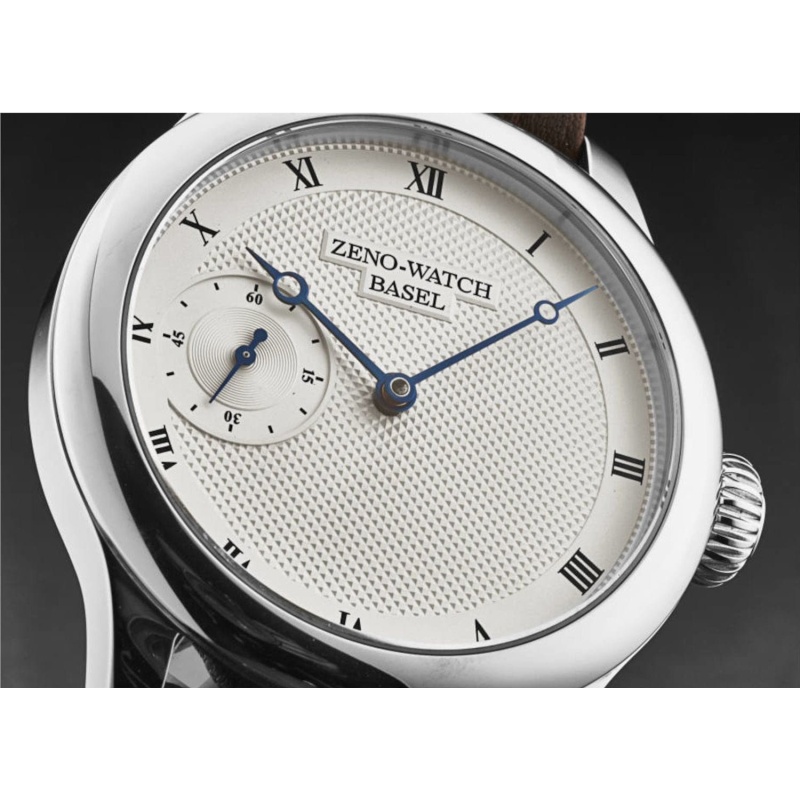 Zeno Men's 'Revue' Limited Edition Pocket Watch On The Wrist Grey Dial