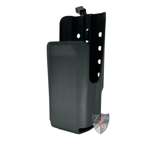 Black Plain D-Ring Radio Case