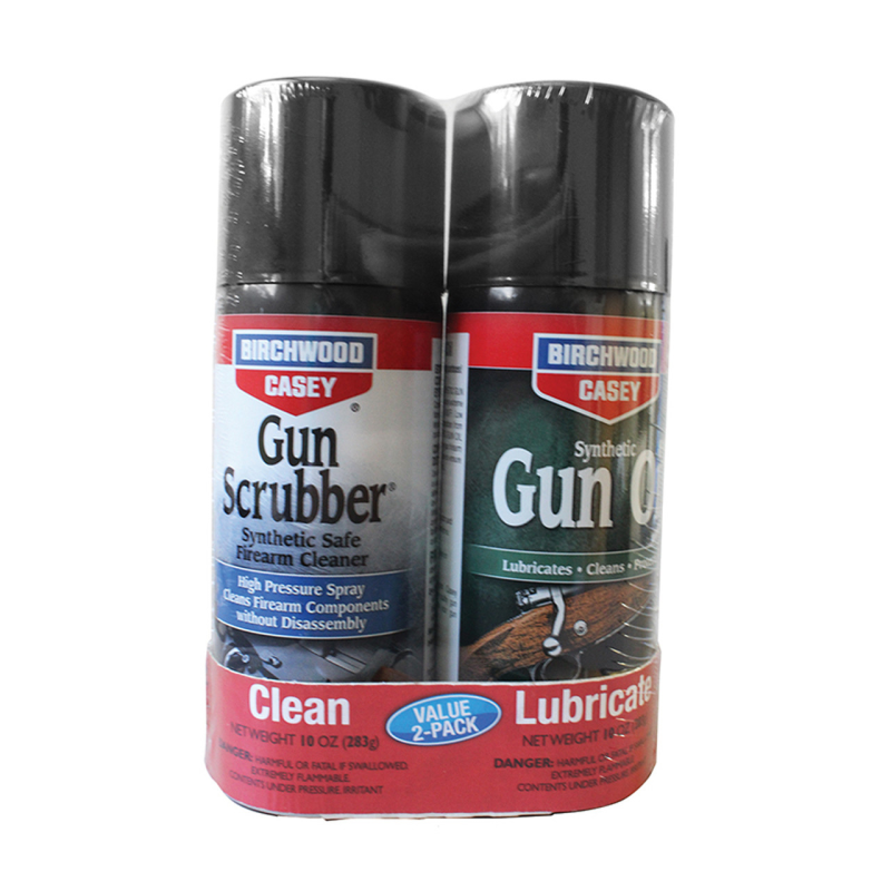 Gun Scrubber & Synthetic Gun Oil Aerosol Combo Pack
