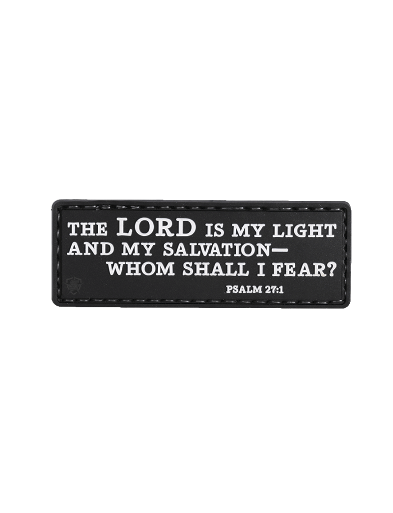 Psalm 27:1 Morale Patch