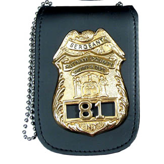 Universal Badge & Id Holder W/ Chain - 2.50''X3.25''