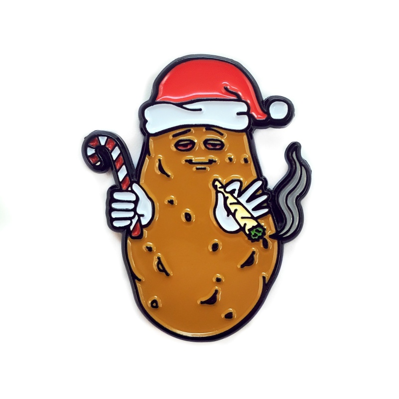 Christmas Baked Potato Pin