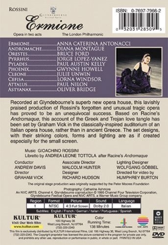 ERMIONE (Glyndebourne Festival Opera) DVD 9 Opera