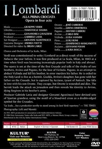 I LOMBARDI (Teatro La Scala) DVD 9 Opera