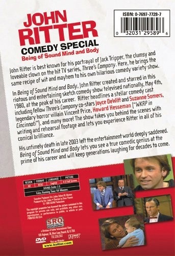 JOHN RITTER: BEING OF SOUND, MIND AND BODY DVD 5 Comedy