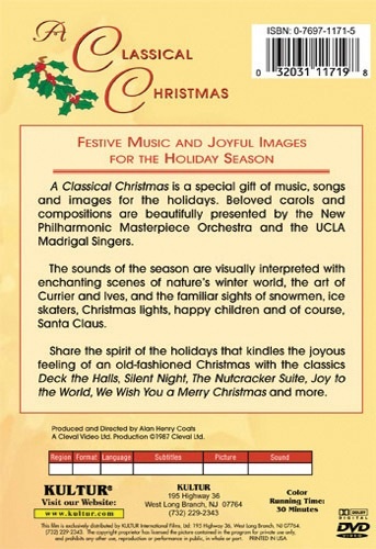 A CLASSICAL CHRISTMAS DVD 5 Classical Music
