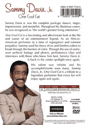 SAMMY DAVIS JR: ONE COOL CAT DVD 5 Popular Music