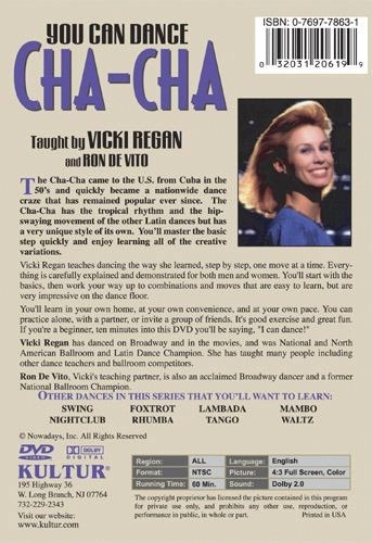 YOU CAN DANCE: CHA CHA DVD 5 Dance