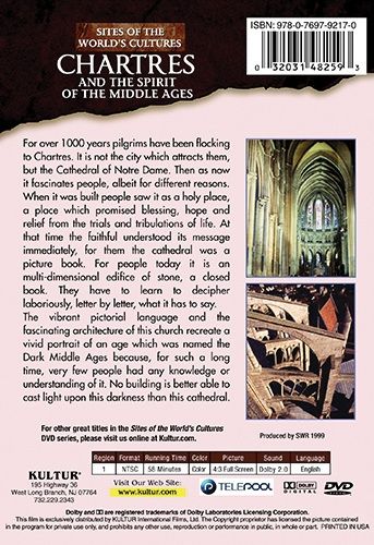 Chartres and the Spirit of the Middle Ages: Sites of the World's Cultures - DVD