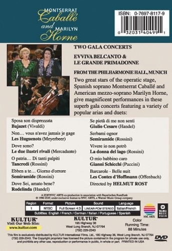 Montserrat Caballe & Marilyn Horne Concert DVD 5 - Kultur
