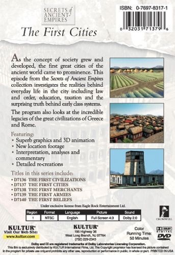 THE FIRST CITIES DVD 5 History