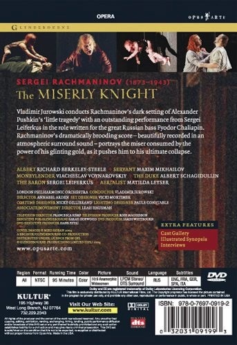 The Miserly Knight (Glyndebourne) DVD 9 Opera