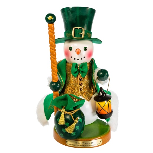 12.5" Steinbach Irish Snowman Nutcracker
