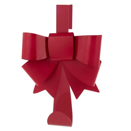 Red Bow Over The Door Wreath Hanger