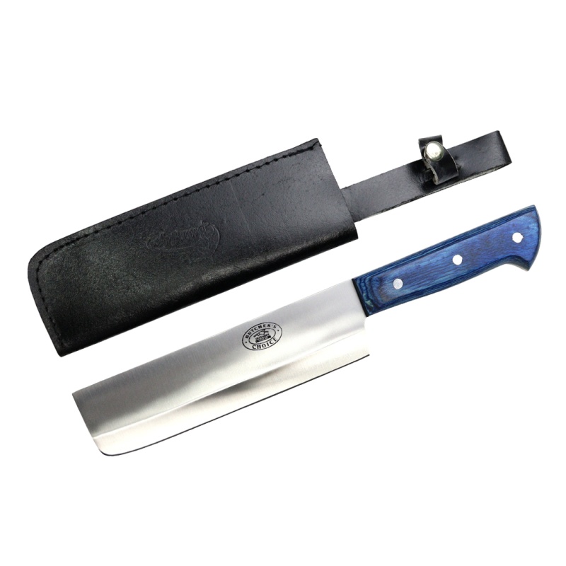 Theboneedge 12" Butcher Choice Stainless Steel Kitchen Knife Blue Wood Handle