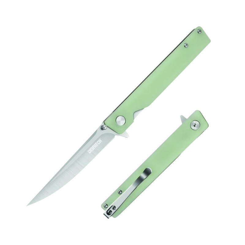 Dispatch 4.9" Closed Spring Assisted Folding Knife With G10 Handle & D2 Blade