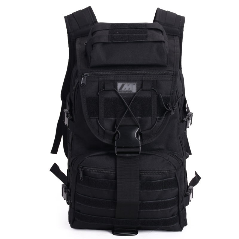 Black 35L Tactical Military Rucksack – Waterproof Outdoor Climbing & Hiking Backpack