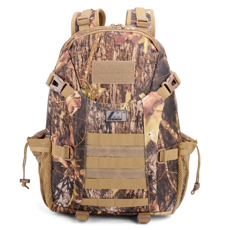 Tactical Military Assault Outdoor Hiking Camping Hunting Molle Bag 30L Backpack - Maple Leaf