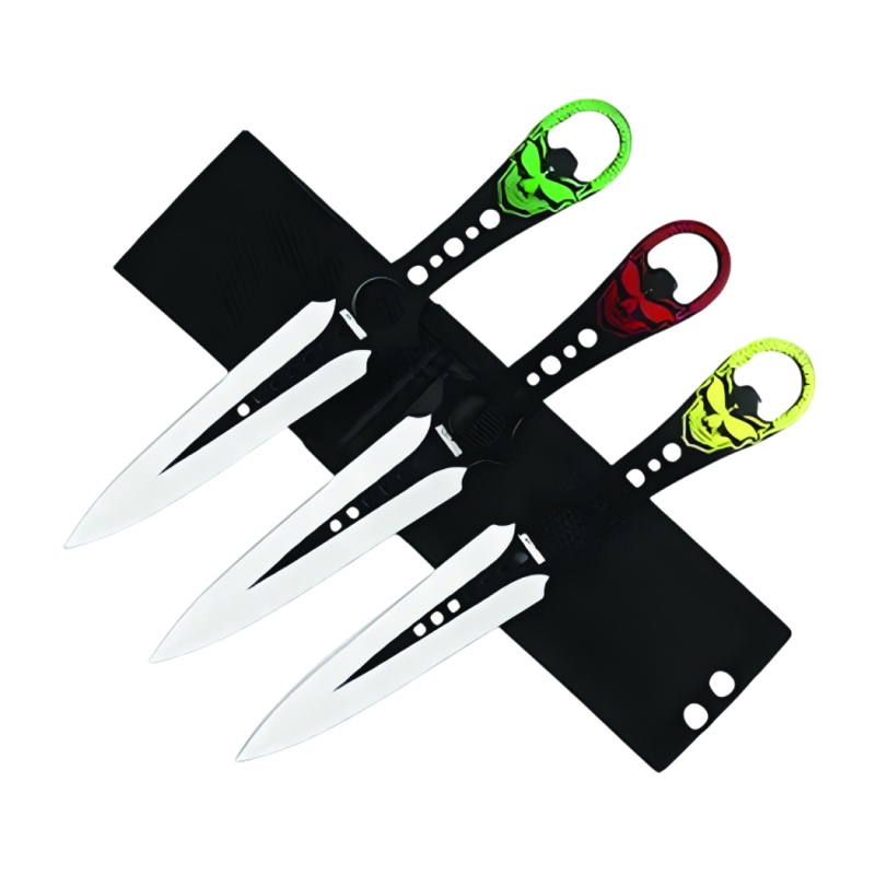 Dispatch 8" Throwing Knife Set – 3-Piece With Nylon Sheath