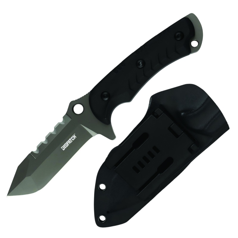 9.5" Dispatch Tactical All-Black Hunting Knife