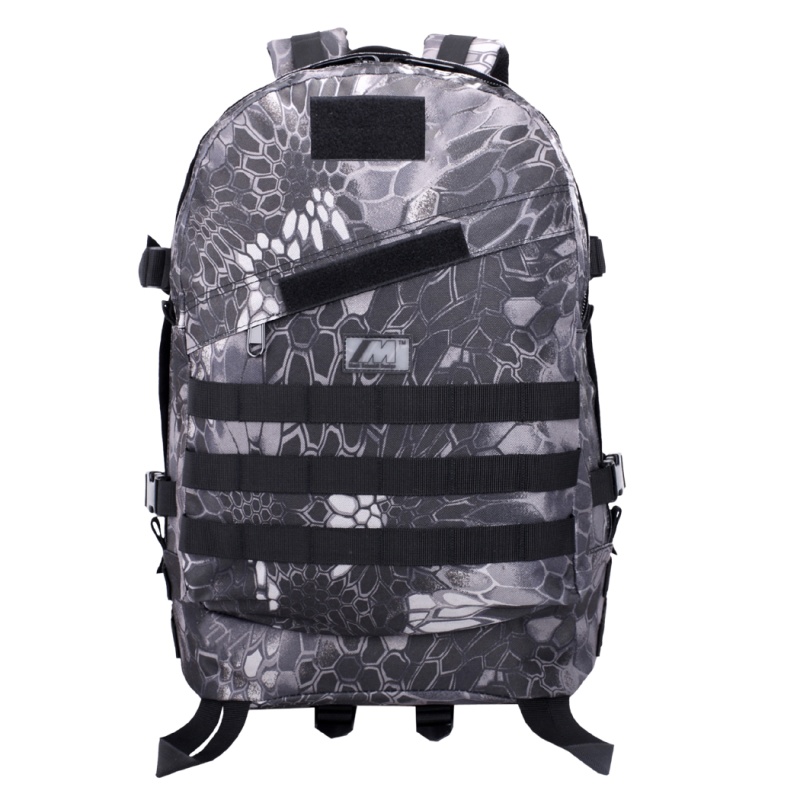 Military Tactical Climbing Waterproof Backpack 40L Camping Hiking Rucksack Travel - Pantone Black Color