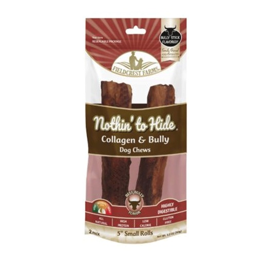 Fieldcrest Farms Nothin' To Hide Bully Roll Small 5" 2Pk