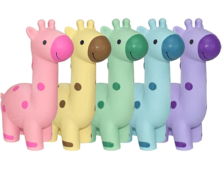 Multipet Minipet Latex Giraffe 5.75"