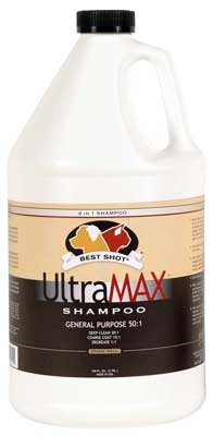 Best Shot Ultramax Pro Shampoo Gallon 50:1 - Professional Dog Grooming Shampoo