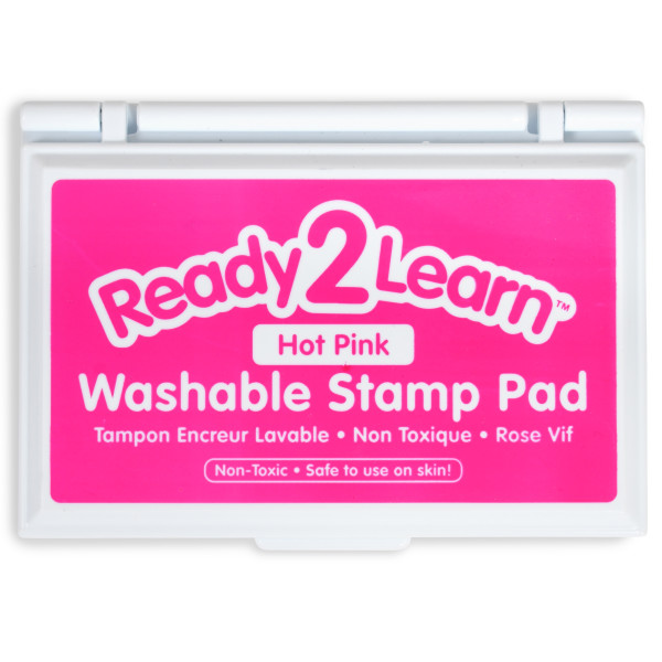Ready 2 Learn Washable Stamp Pad 3-in-1 - Electric - Pink, Purple & Turquoise