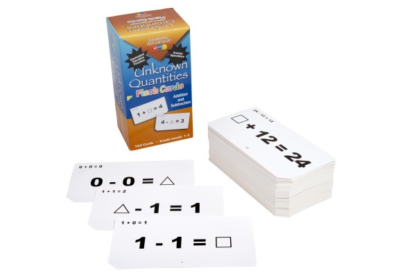 Unknown Quantities Flash Cards - Add & Sub
