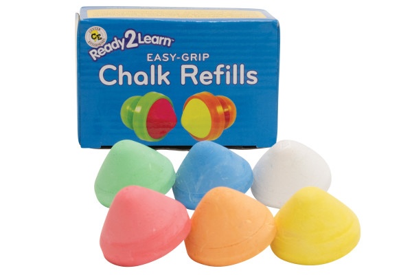 Easy Grip Chalk - Refills - Set Of 6