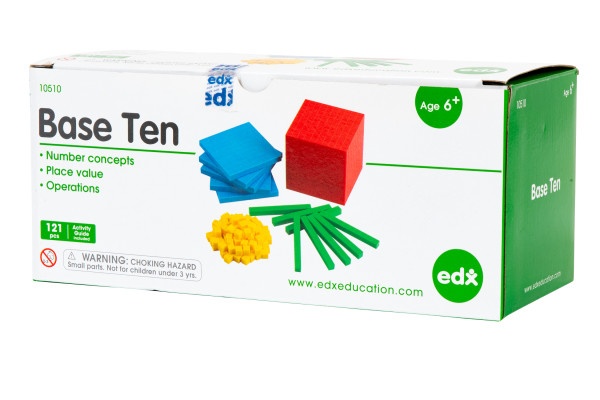 Four-Color Plastic Base Ten Set