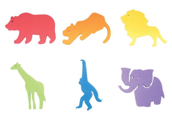 Giant Stampers - Wild Animals - Set Of 6