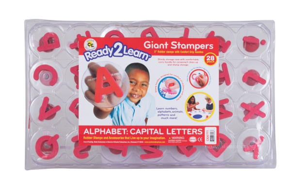 Giant Stampers - Uppercase Letters - Set Of 28