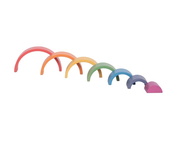 Wooden Rainbow Architect Arches - Set Of 7