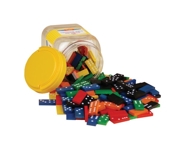 Double Six Color Dominoes - Set Of 168