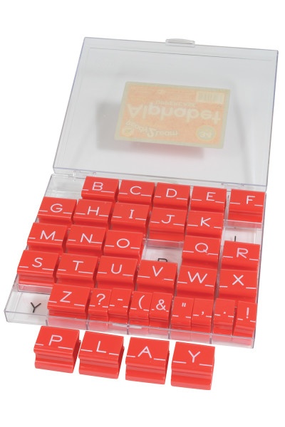 Alphabet Stamps - Uppercase - Large - Set Of 34