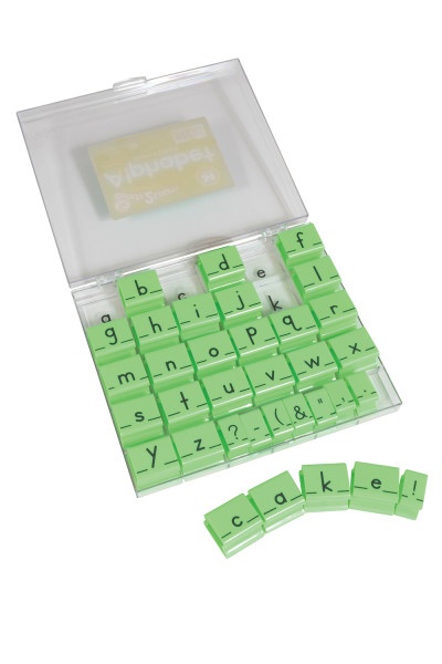 Alphabet Stamps - Lowercase - Large - Set Of 34