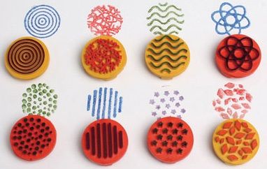 Paint And Dough Rings - Set Of 8