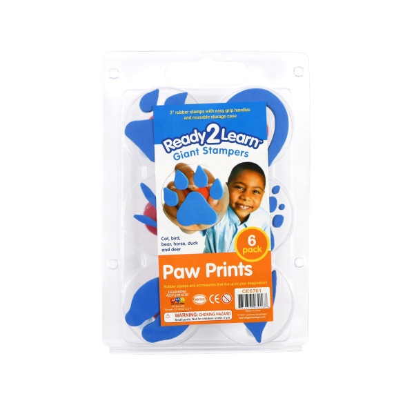 Giant Stampers - Paw Prints - Set Of 6