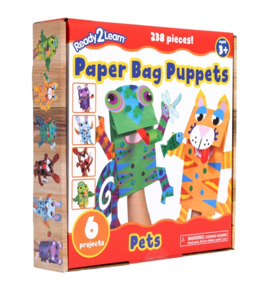 READY 2 LEARN Paper Bag Puppet Pets - 238 Pieces - 6 Animals - Puppet  Making Kit for Kids Ages 3-5 - Inspire Creativity, Storytelling and Role  Play