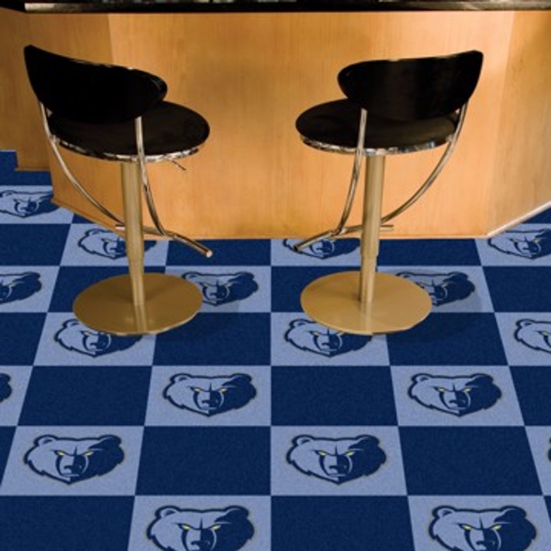 Memphis Grizzlies Carpet Tiles 18"X18" Tiles