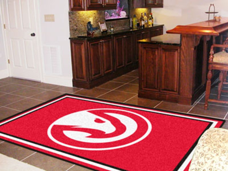 Atlanta Hawks Rug 5X8 60"X92"