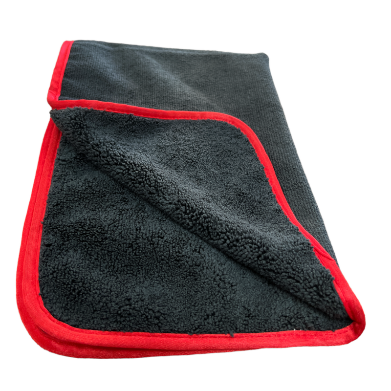 16X24 Premium Microfiber Towel Black