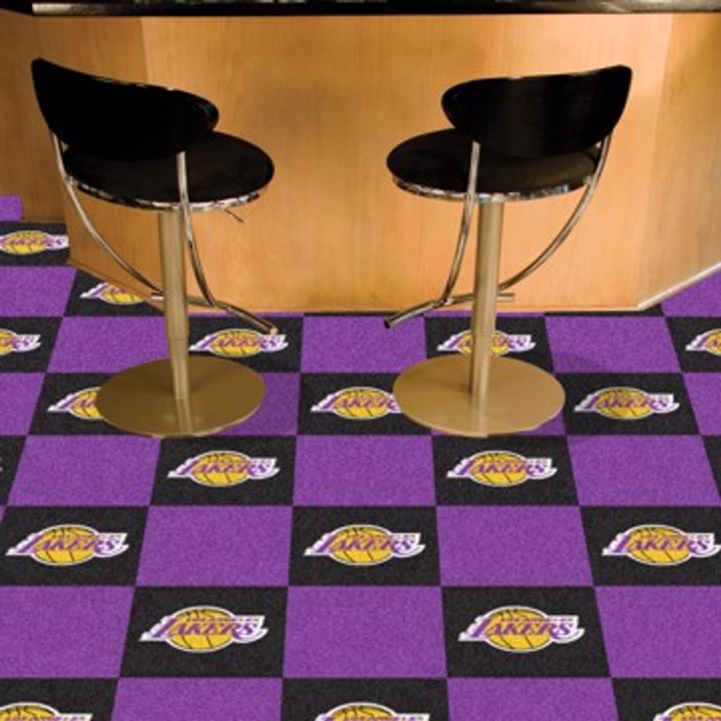 Los Angeles Lakers Carpet Tiles 18"X18" Tiles