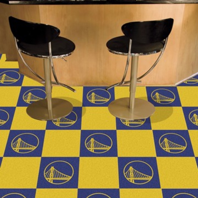 Golden State Warriors Carpet Tiles 18"X18" Tiles