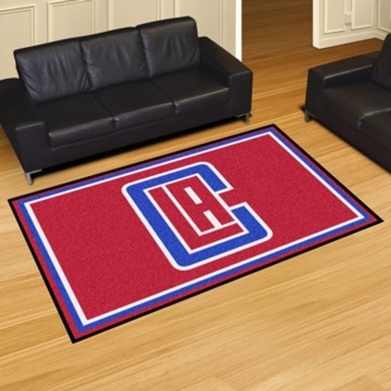 Los Angeles Clippers Rug 5X8 60"X92"