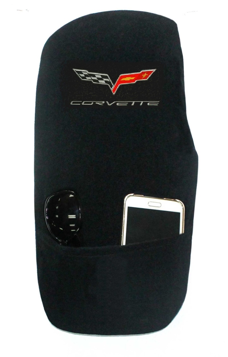 2005-2014 Corvette C6 Black Center Console Cover