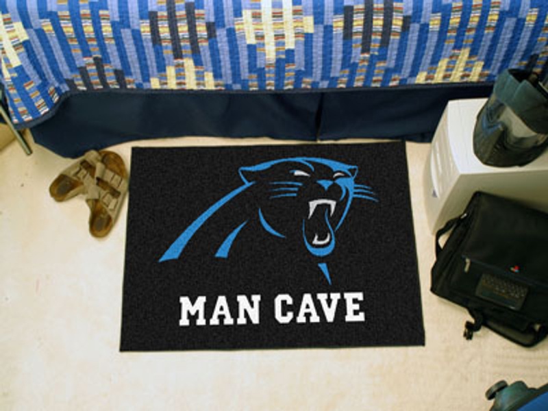 Nfl - Carolina Panthers Man Cave Starter Rug 19"X30"