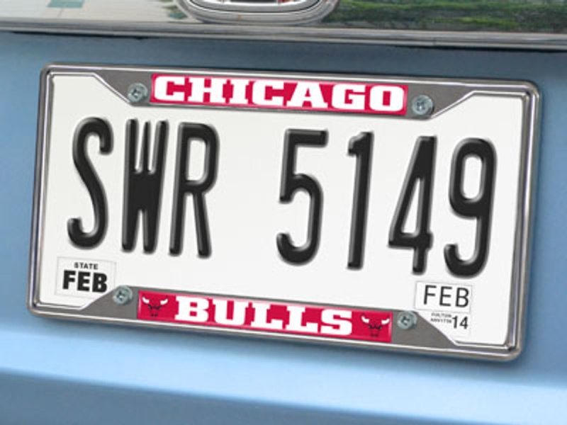 Nba - Chicago Bulls License Plate Frame 6.25"X12.25"